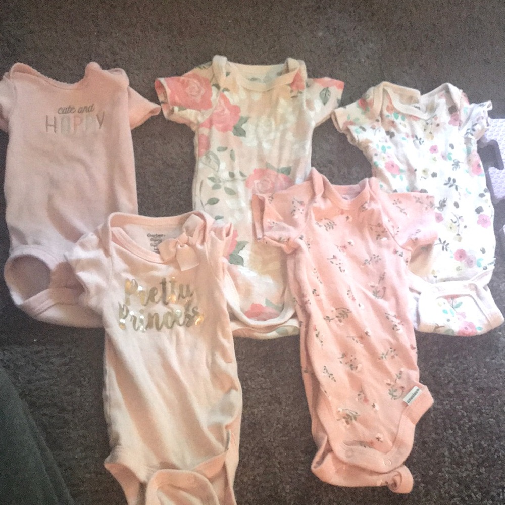 Babygirl Newborn Onesie Bundle
